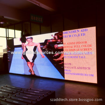 P7.62mm Indoor LED Moving Signs for Fashion Show and Leasing Use